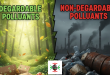 degradable and non degradable pollutants